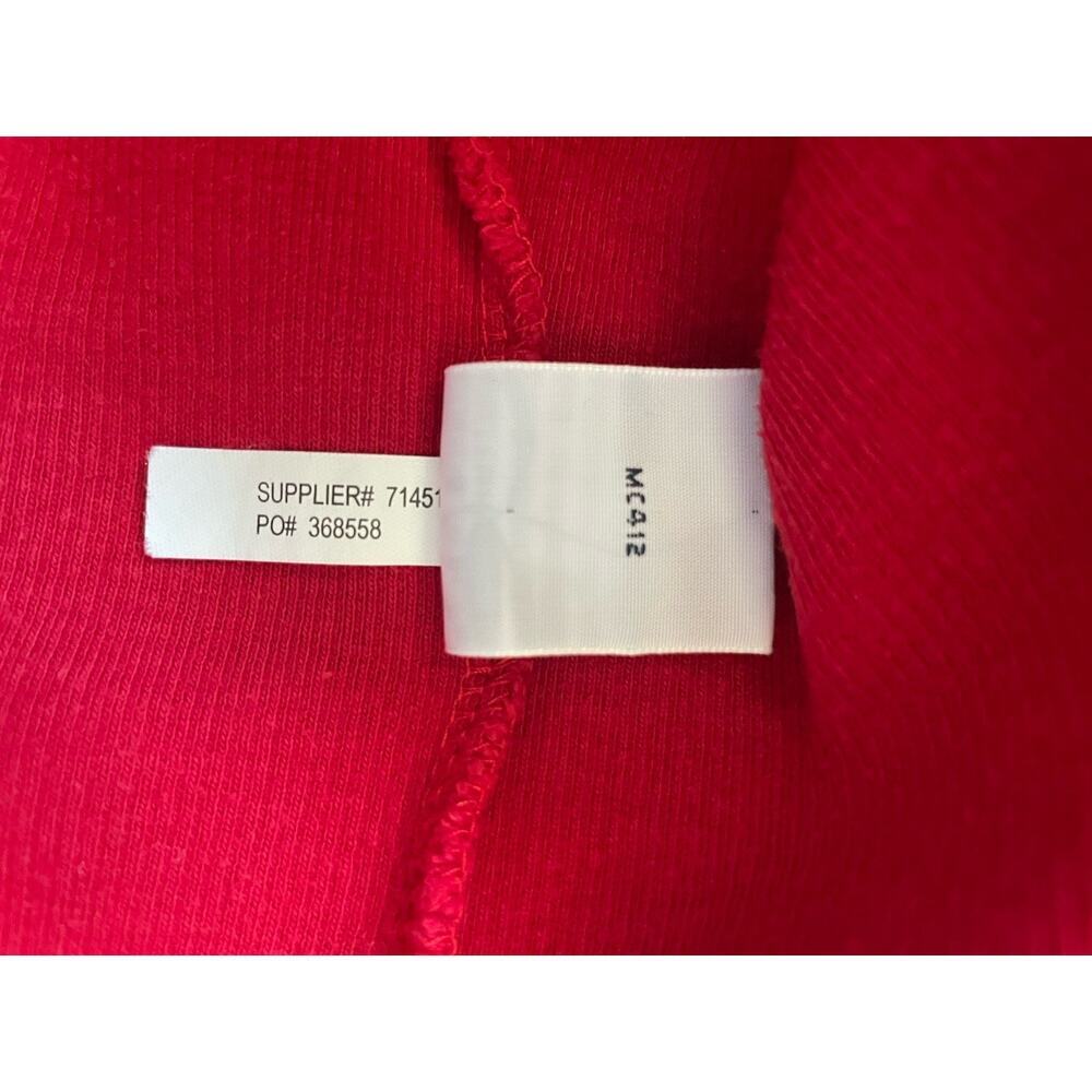 Polo Ralph Lauren Estate Rib Quarter Zip Mock Neck Pullover Sweater Med Red - Picture 8 of 12
